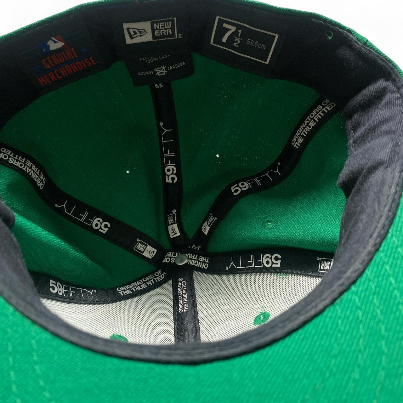 New York Yankees New Era Green and White Fitted Cap