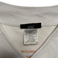 ESPN Baseball Vintage 90’s Y2K White Black and Orange Button Up Jersey (L)
