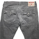 True Religion Jack Grey Baggy Stitch Jeans (38W)