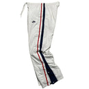 Nike Vintage y2k White Red and Blue USA Shell Trackpant Baggy Popper Bottoms (L)