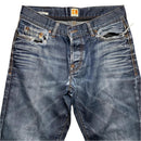 Hugo Boss Dark Navy Stonewash Distressed Jeans (34W)
