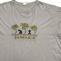 Jamaica Vintage 90’s White Palm Trees T Shirt (L)