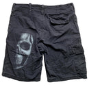 Spiral Vintage Baggy Skull Cargo Jort Shorts (L)