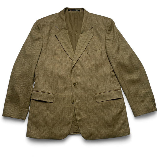 DAKS Wool Blend Tweed Suit Jacket
