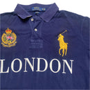 Polo Ralph Lauren London Great Britain Spellout Polo Shirt (XL)