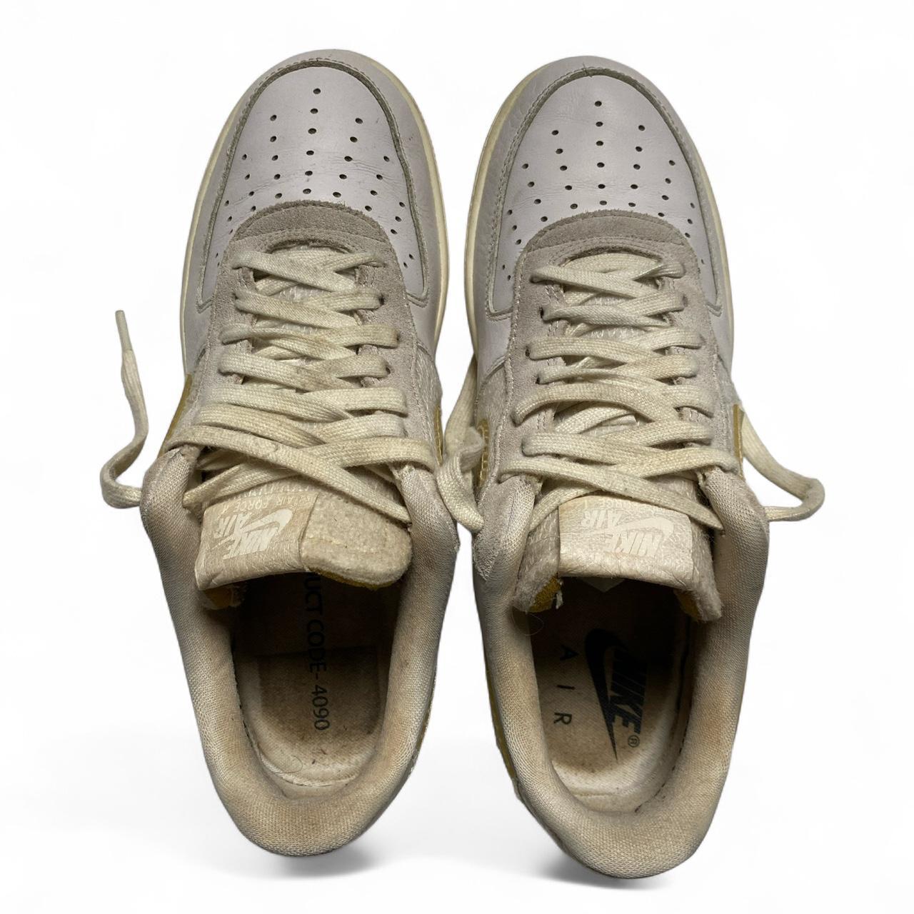 Nike Air Force 1 White and Cream (UK 7)