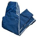 Nike Vintage Blue and White Shell Trackpant Bottoms (M)