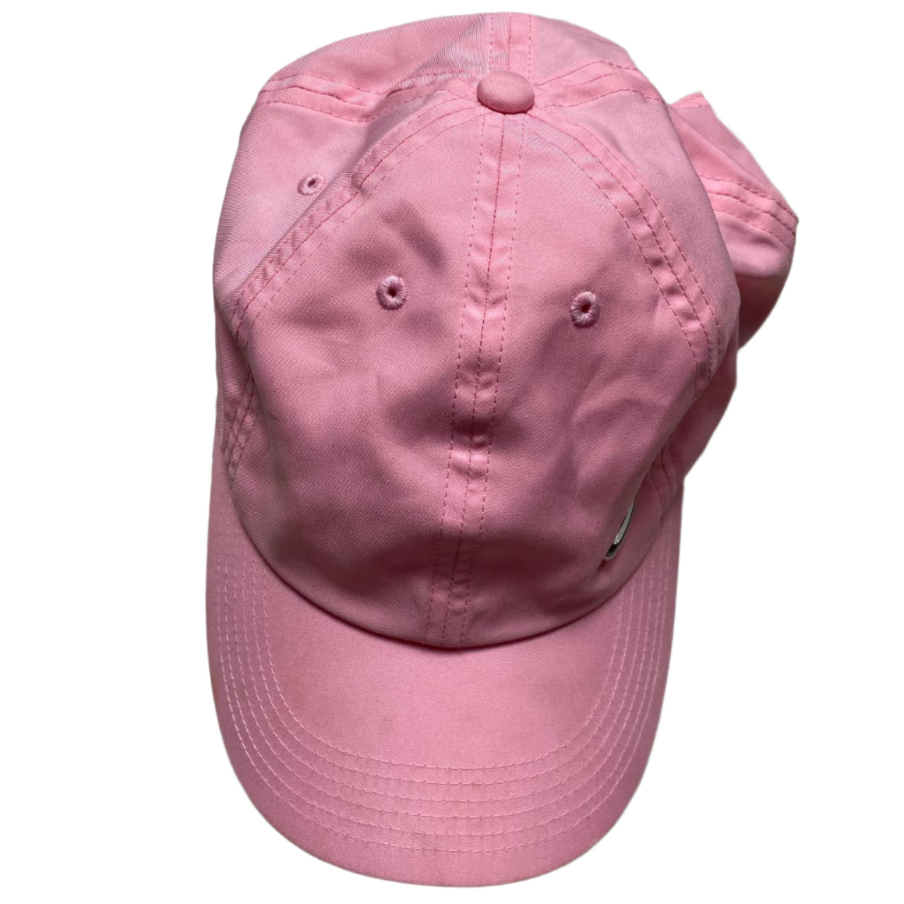 Nike Metal Swoosh Pink ad Silver Cap