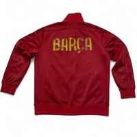 Barcelona Vintage Nike y2k Vintage Red and Yellow Tracksuit Jacket (L)