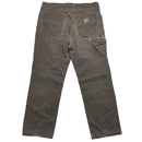 Carhartt Khaki Grey Vintage Workwear Carpenter Cargo Trousers (36W)