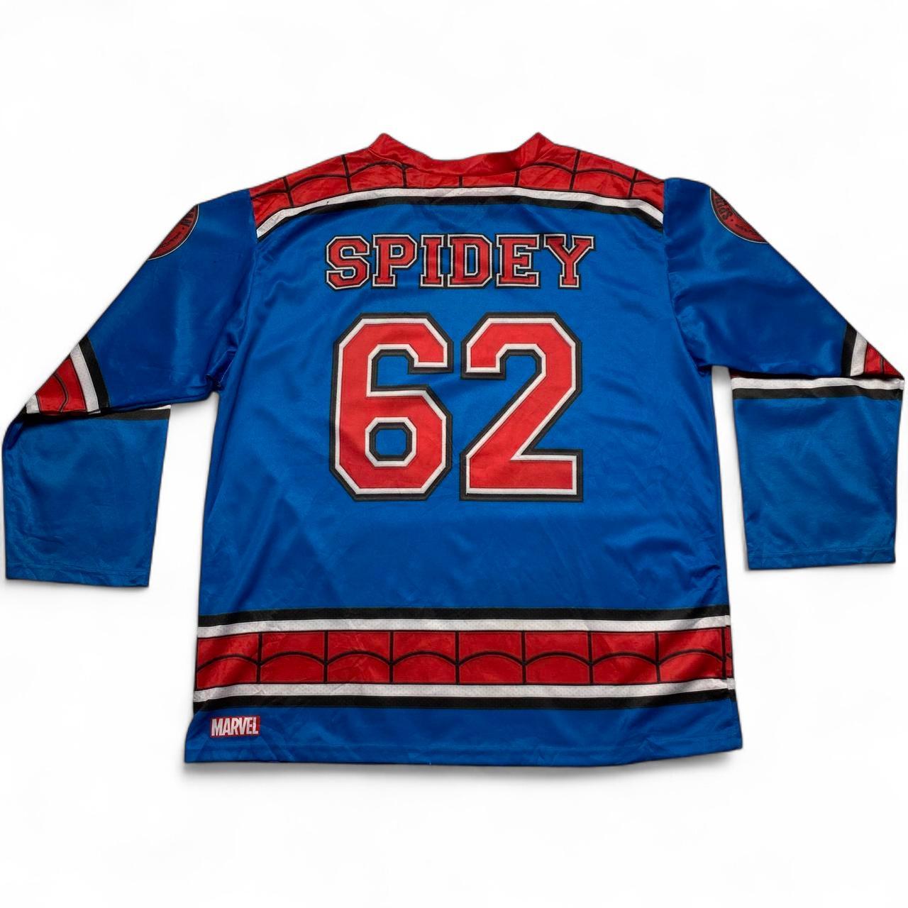 Spiderman Vintage Long Sleeve Baggy y2k Jersey (XL)