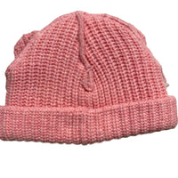 Charles Jeffrey Loverboy Pink Cartoon Creature Beanie Hat (XS/S)