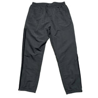 Adidas Grey and Black Shell Trackpant Baggy Bottoms (L)