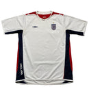 England Umbro Vintage White Football Jersey (L)