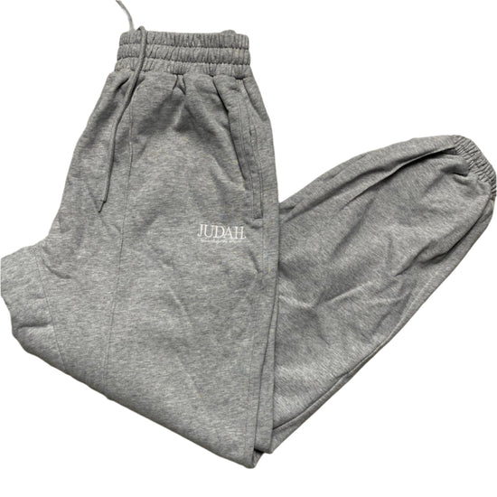 Judah Tribe Grey and White Baggy Joggers (L)