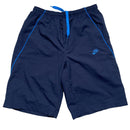Nike Navy and Blue Shell Trackpant Nylon Shorts (S)