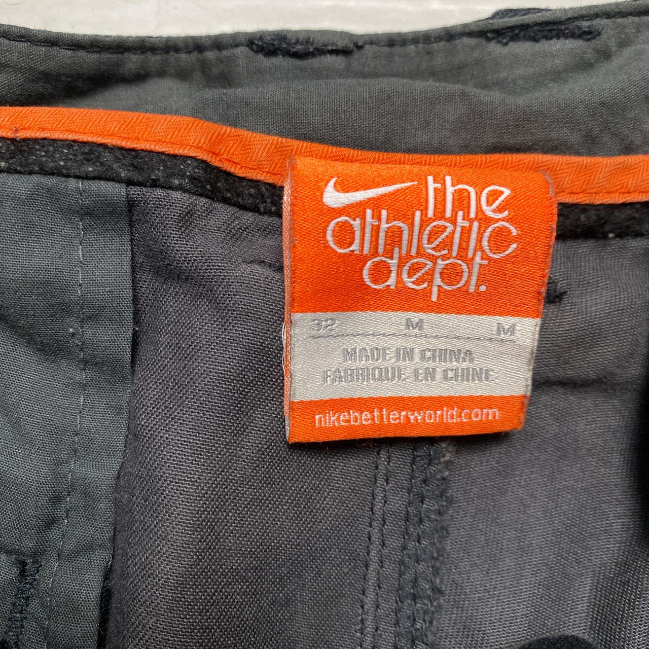 Nike Athletic Department Vintage y2k Camouflage Grey and Black Cargo Shorts