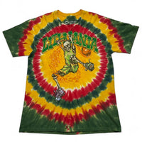 Liquid Blue NBA Lithuanian Basketball multicoloured Tie dye T Shirt (L)