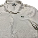 Lacoste Long Sleeve White Polo Shirt (M)