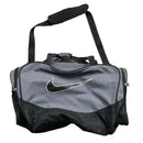 Nike Grey and Black Duffel Travel Bag