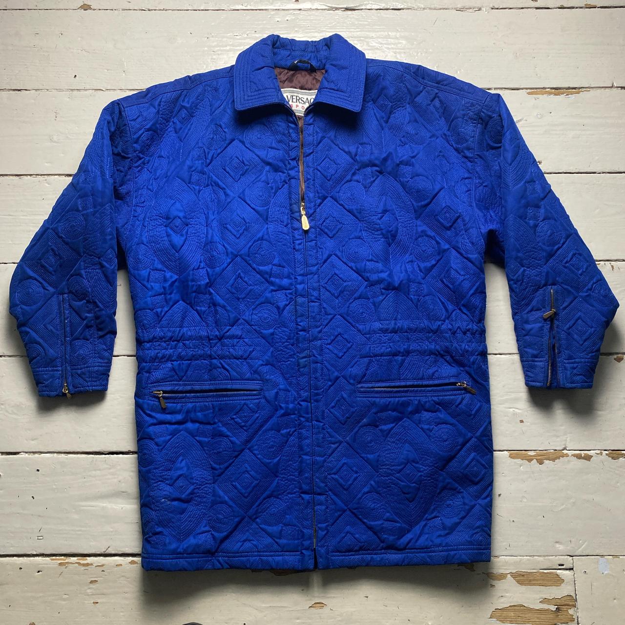 Versace Sport Blue Vintage Peacoat Jacket