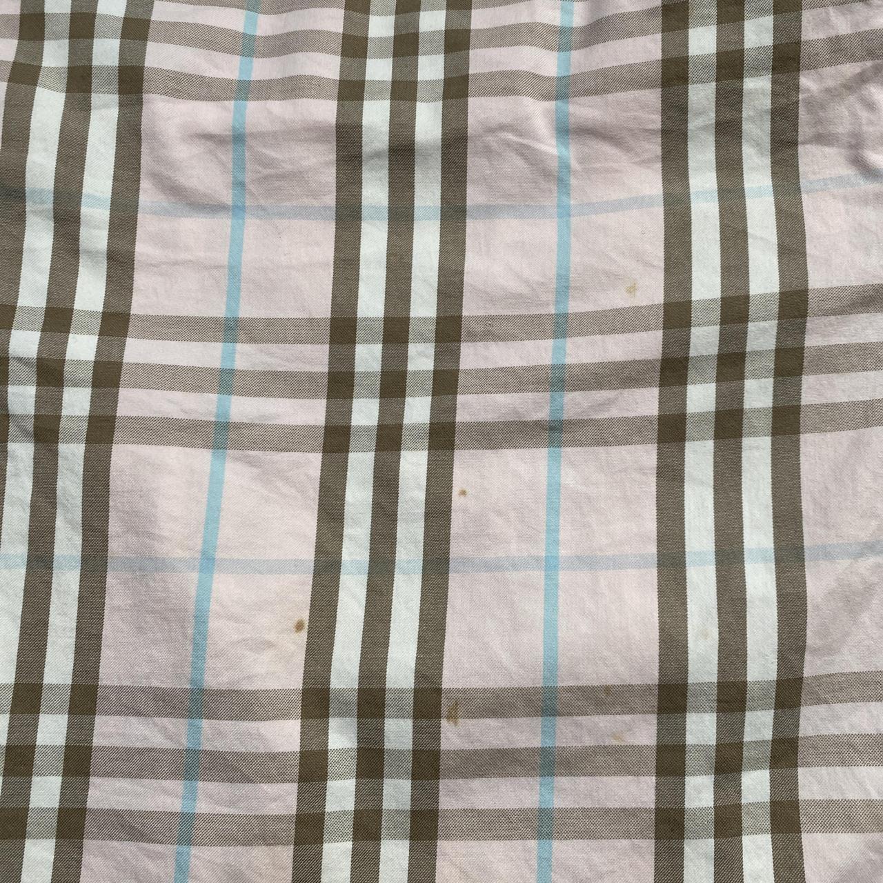 Burberry Brit Vintage y2k Pink Brown and Blue Pleated Skirt (8)