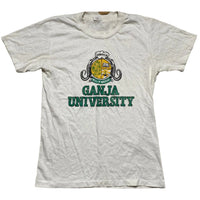 Jamaica Ganja University Vintage 90’s White Womens T Shirt (M)