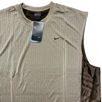 Nike Vintage y2k Brown and Cream Battlegrounds Vest (XL)
