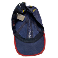 Armani Jeans Vintage Navy Red and Yellow Embroidery Cap