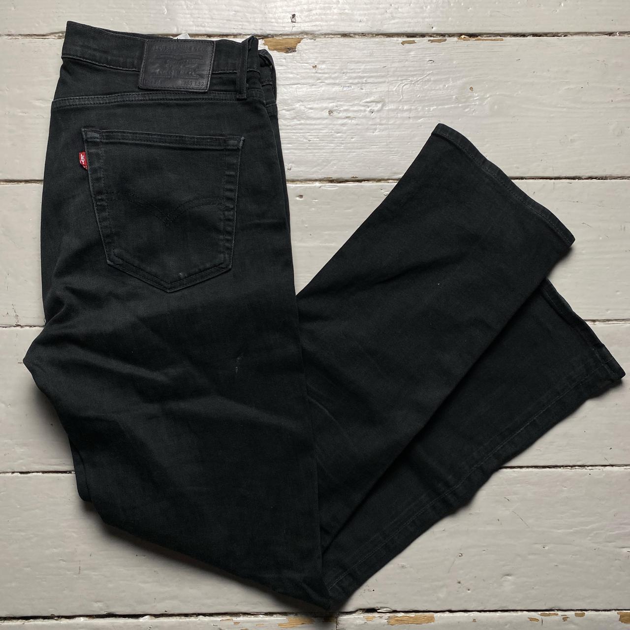 Levis 514 Black Straight Leg Baggy Jeans