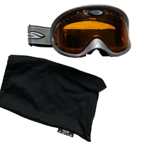 Smith Snowboarding Ski Goggles Silver and Orange