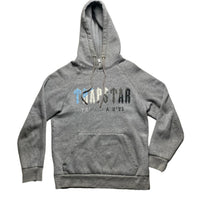 Trapstar Chenille Ice Grey White and Blue Tracksuit (S)