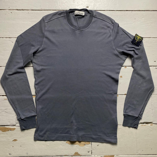 Stone Island Grey Long Sleeve T Shirt