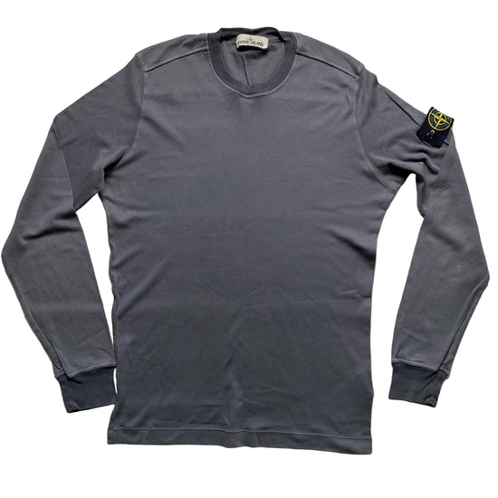 Stone Island Grey Long Sleeve T Shirt (M)
