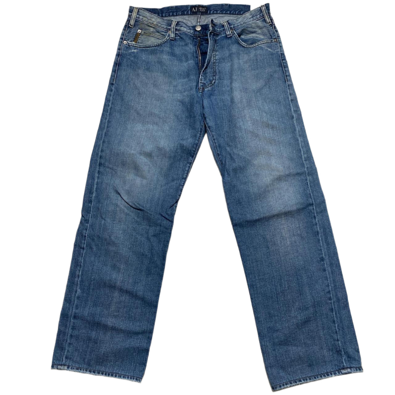 Armani Vintage Blue Baggy Jeans (34W)