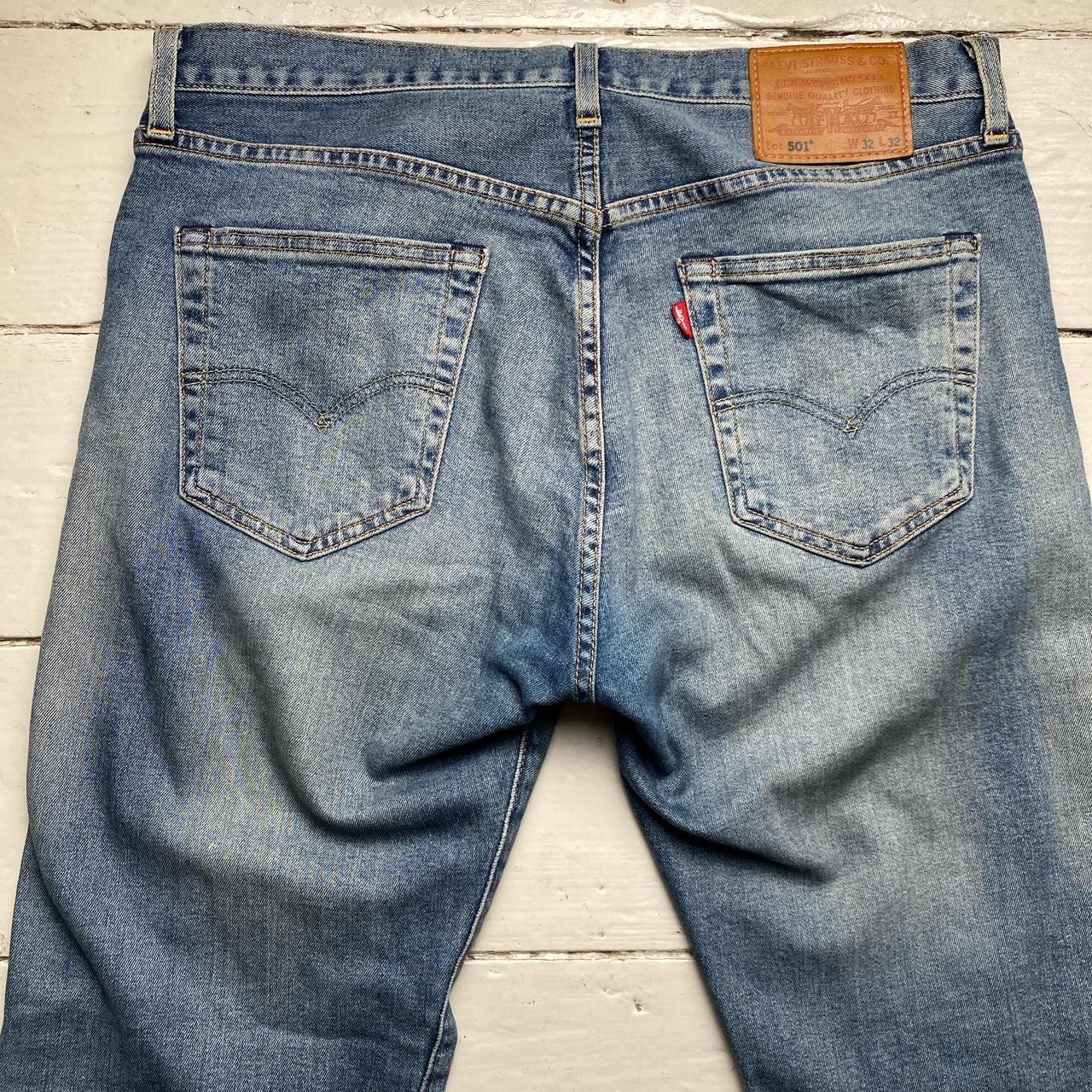 Levis 501 Light Blue Jeans