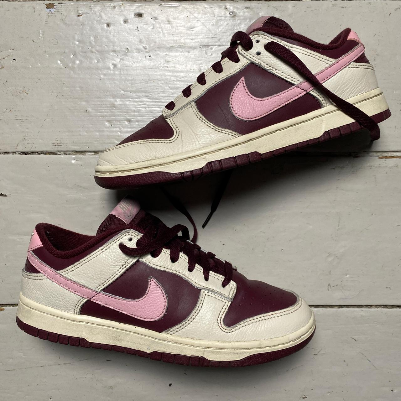 Nike Dunk Low Pink Mauve and White trainers