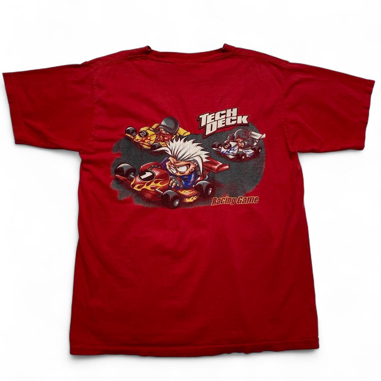 Tech Deck Red Graphic Vintage 90’s T Shirt (M)