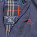 Burberry Burberrys Vintage Harrington Navy Novacheck Bomber Jacket (L)