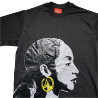 Peak Television Sade Black Grey and Gold Print T Shirt (L)