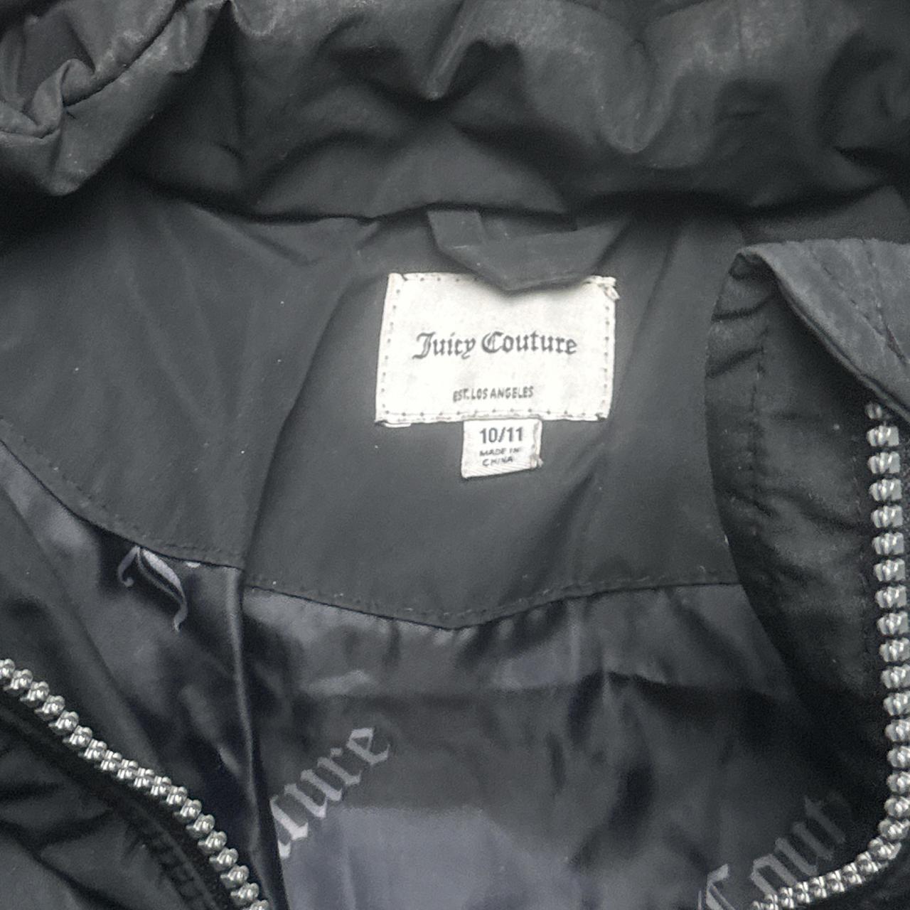 Juicy Couture Black Long Puffer Coat