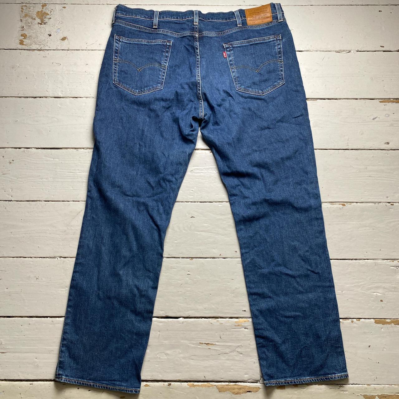 Levis 514 Navy Blue Baggy Jeans