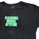 Pleasures Mental Attitude Black Green and White T Shirt (L)