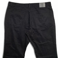 YSL Yves Saint Laurent Black Embroidery Trouser Jeans (40W)