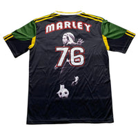 Bob Marley Vintage Football Jersey T Shirt (2XL)