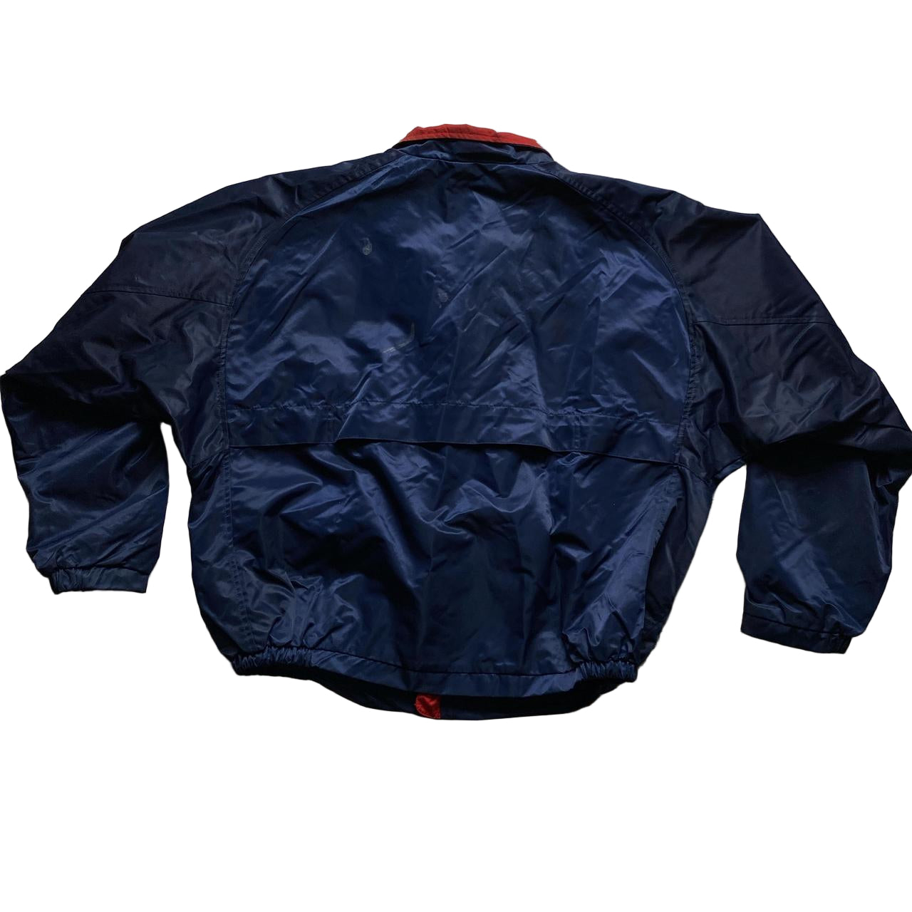 Nike Vintage 90’s Navy and Red Bomber Jacket (L)