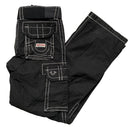 True Religion Womens Black and White Contrast Big Stitch Cargo Trousers (28W)