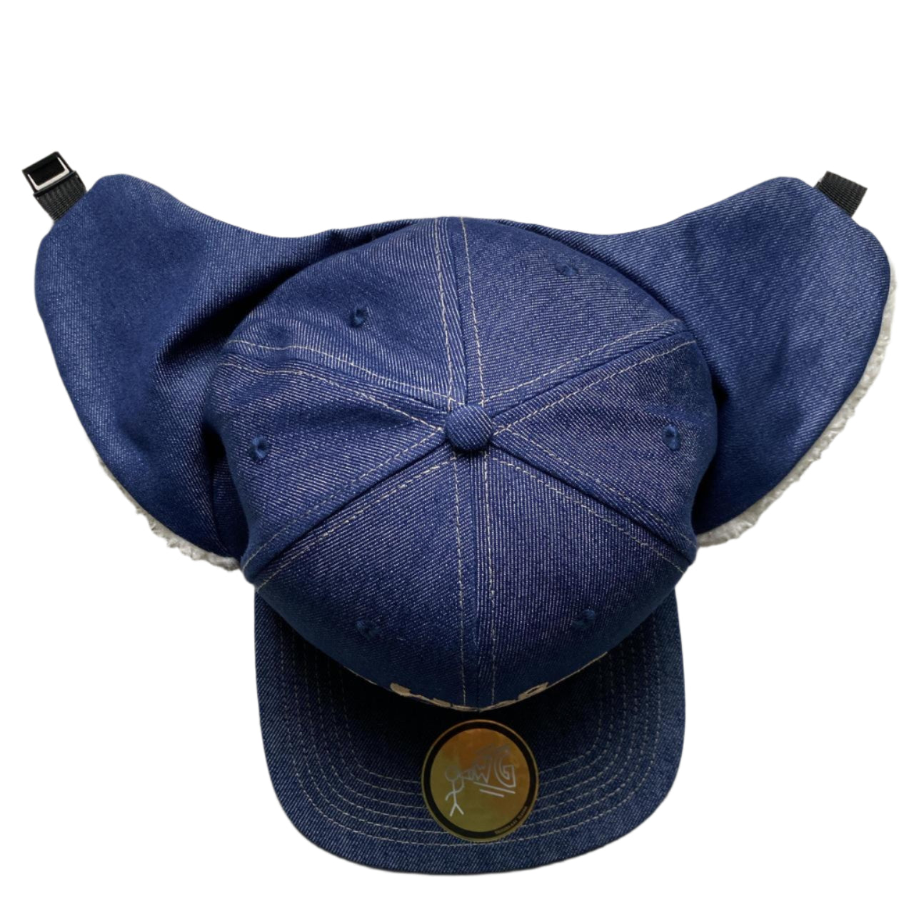 Swoosh Denim Dog Ear Trapper Hat