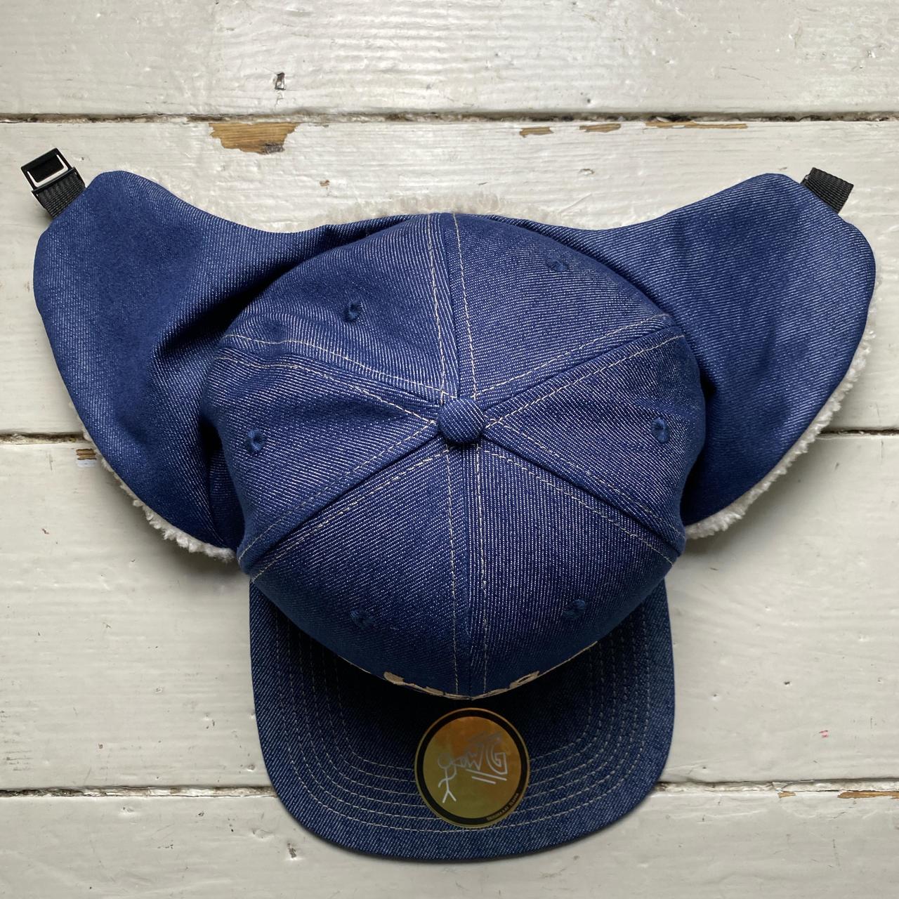 Swoosh Denim Dog Ear Trapper Hat