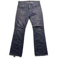 Levis Vintage 507 04 Grey Blue Blend Baggy Distressed Jeans (36W)